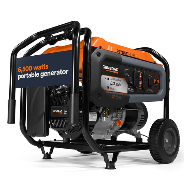 Generac GP6500 COsense pack shot